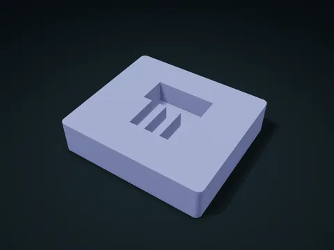 Camera Adapter Three-Prong Box model preview, default size 135 × 120 × 32 mm, 1 part