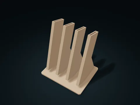 Angled Knife Sheath Box model preview, default size 151 × 124.1 × 173.6 mm, 1 part