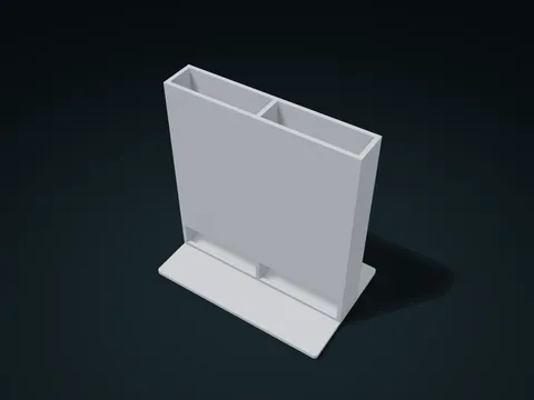 Cylinder Bottom-Dispensing Bin model preview, default size 109.8 × 72.9 × 120 mm, 1 part