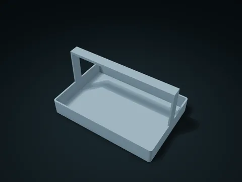 Binder Clip Hanging Beam Box model preview, default size 160 × 110 × 80 mm, 1 part