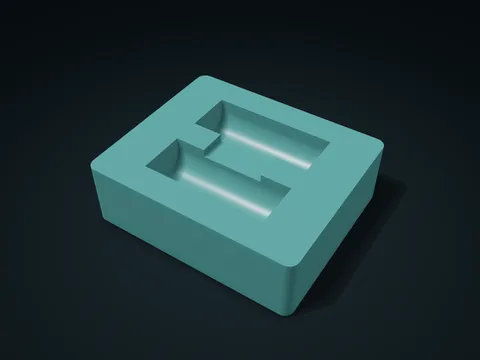 双筒桥部承托盒模型预览，默认尺寸 155 × 130 × 48 mm，1 个零件