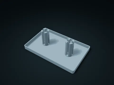 Bottle Neck Vented Rest Box model preview, default size 190 × 120 × 60 mm, 1 part