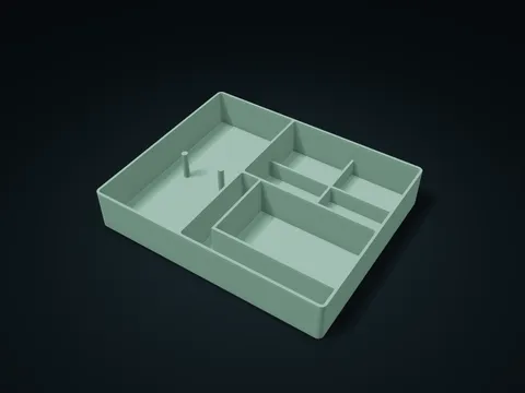 Cable Management Supplies Work Box model preview, default size 226 × 184 × 40 mm, 1 part