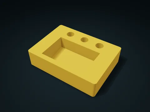 Sloped Floor Calculator Stationery Box model preview, default size 165 × 120 × 40 mm, 1 part