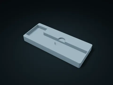 Caliper Outline Storage Box model preview, default size 240 × 100 × 24 mm, 1 part