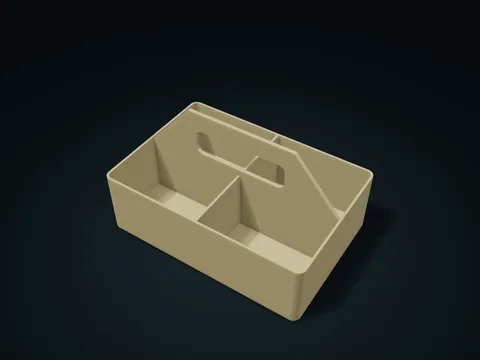 Handle Storage Basket model preview, default size 220 × 150 × 125 mm, 1 part