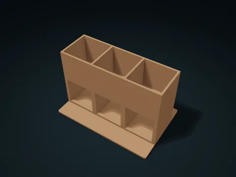 Boxed Capsule Bottom-Dispensing Compartment Seat model preview, default size 135 × 90 × 86.4 mm, 1 part