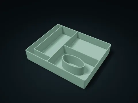 Shirt Accessory Return Box model preview, default size 226 × 184 × 40 mm, 1 part