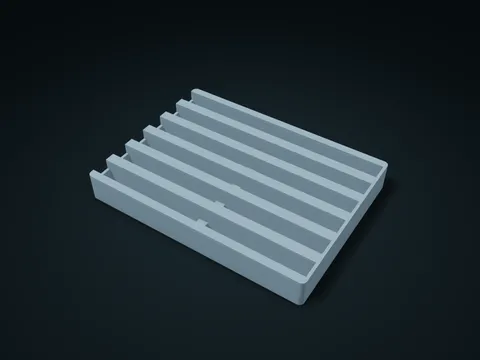 SMD Component Tape Strip Cassette model preview, default size 190 × 140 × 24 mm, 1 part