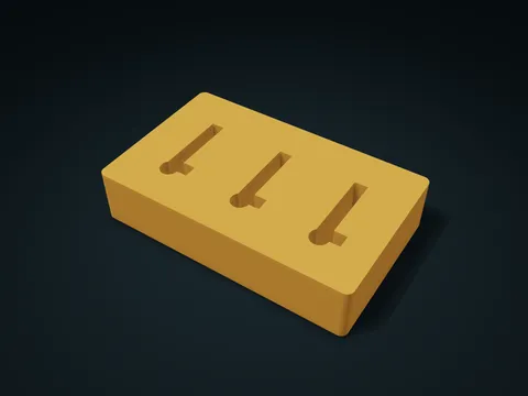 Right-Angle Bracket Nesting Box model preview, default size 180 × 110 × 38 mm, 1 part