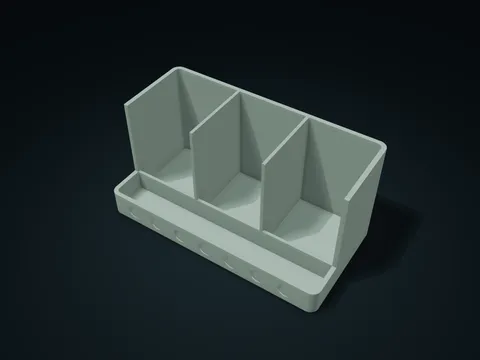 Crescent Pattern Remote Valet model preview, default size 210 × 108 × 100 mm, 1 part