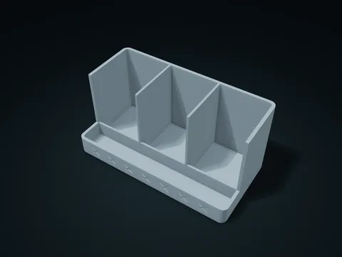 Crossweave Pattern Remote Valet model preview, default size 210 × 108 × 100 mm, 1 part