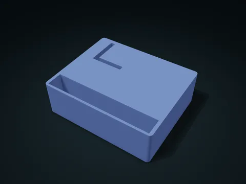 Document Corner Sleeve Box model preview, default size 170 × 140 × 55 mm, 1 part