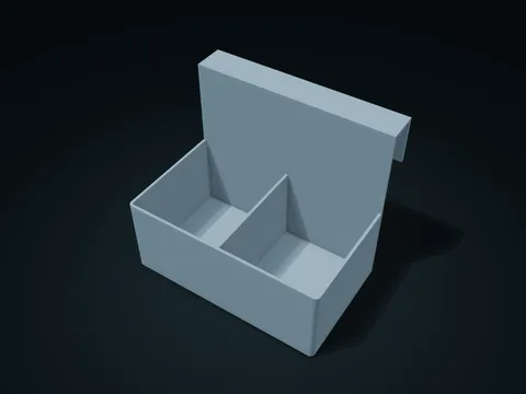 Over-Door Inverted Hanging Box model preview, default size 170 × 125 × 145 mm, 1 part