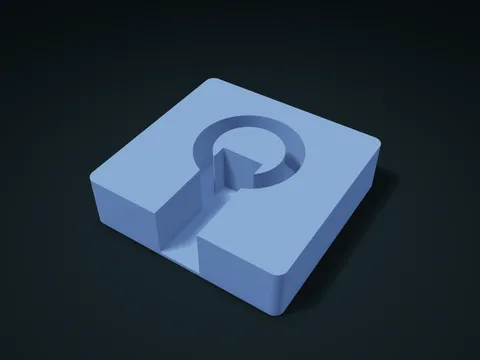 Horseshoe Nozzle Clearance Box model preview, default size 130 × 125 × 35 mm, 1 part