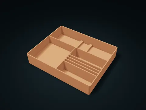 Entryway Watch & Small Items Tray model preview, default size 226 × 184 × 40 mm, 1 part