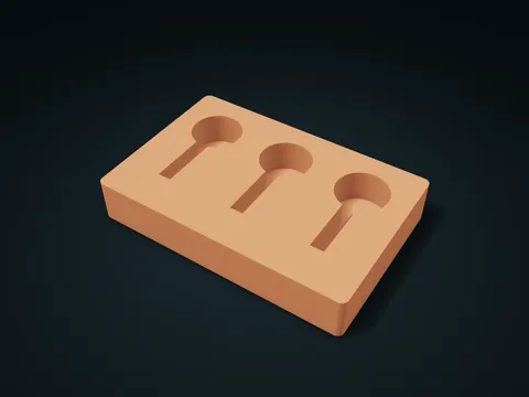 Eye Bolt Ring & Shank Box model preview, default size 190 × 125 × 32 mm, 1 part
