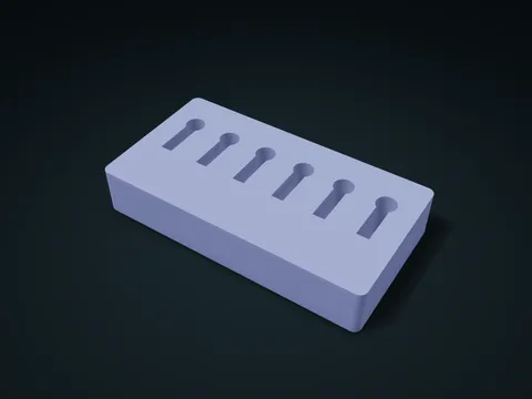Terminal Shoulder & Tongue Locating Box model preview, default size 180 × 95 × 32 mm, 1 part