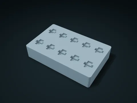 Blade Fuse Locating Box model preview, default size 150 × 95 × 30 mm, 1 part
