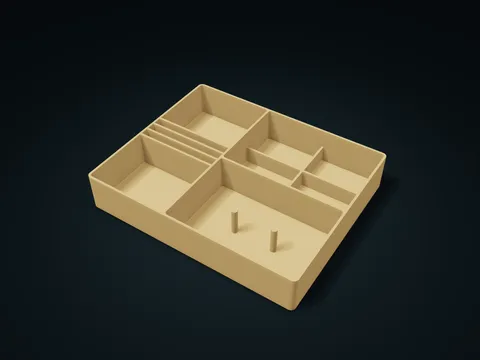 Clothing Label Organizer model preview, default size 226 × 184 × 40 mm, 1 part