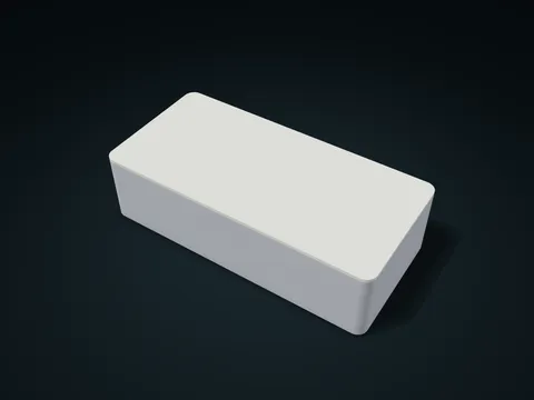 Bridge-Rest Glasses Case model preview, default size 210 × 100 × 55 mm, 2 parts