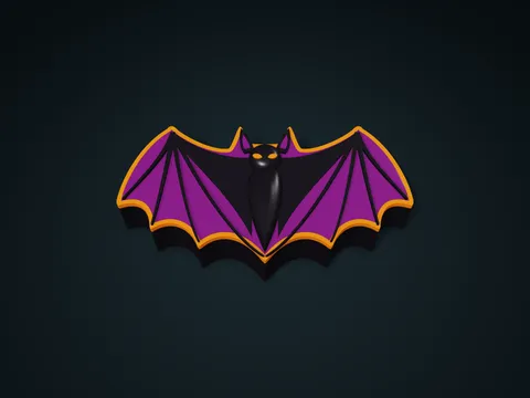 Bat Wing Storage Box model preview, default size 210 × 111.3 × 45.2 mm, 2 parts