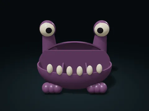 Vorschau von Stufenorganizer mit Zahnmonster, Standardmaße 180 × 130 × 155 mm, Bauteile: 1