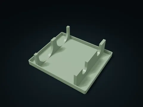 Neck & Body Twin-Cradle Bottle Box model preview, default size 240 × 210 × 65 mm, 1 part