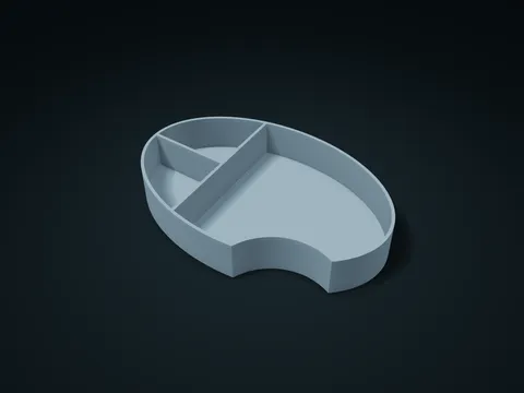Bedside Recessed Zone Box model preview, default size 200 × 130 × 32 mm, 1 part