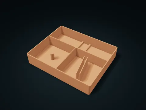 Speaking Practice Accessory Box model preview, default size 226 × 184 × 40 mm, 1 part