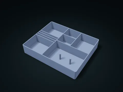 Luggage Tag Assembly Organizer model preview, default size 226 × 184 × 40 mm, 1 part