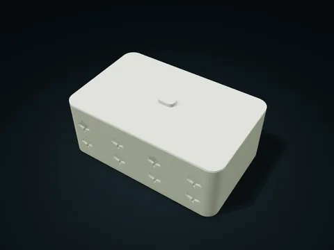 Maple Leaf Lift-Off Compartment Chest model preview, default size 220 × 140 × 90 mm, 2 parts