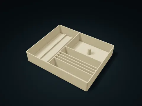 Card Reader Transfer Accessory Box model preview, default size 226 × 184 × 40 mm, 1 part
