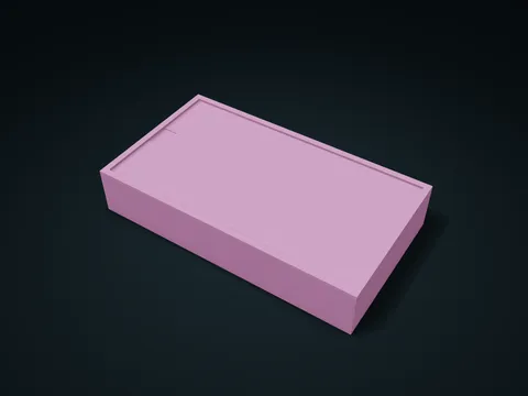 Micro Motor Boss Square Bay Box model preview, default size 205 × 115 × 38 mm, 2 parts