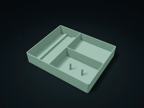 Bedside Watch Accessory Tray model preview, default size 226 × 184 × 40 mm, 1 part