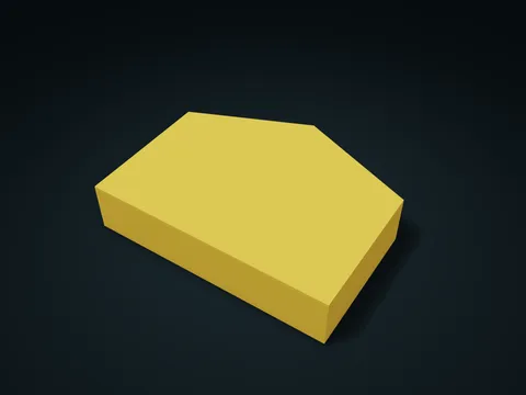 Pencil Tip Divided Box model preview, default size 180 × 140 × 38 mm, 2 parts