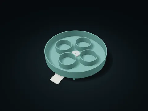 Perimeter Roller Jar Carousel model preview, default size 240 × 264 × 54 mm, 11 parts
