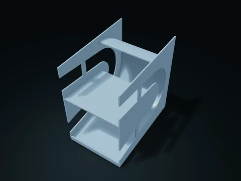 Up-and-Over Rotating Jar Rack model preview, default size 121.8 × 190.4 × 190 mm, 1 part