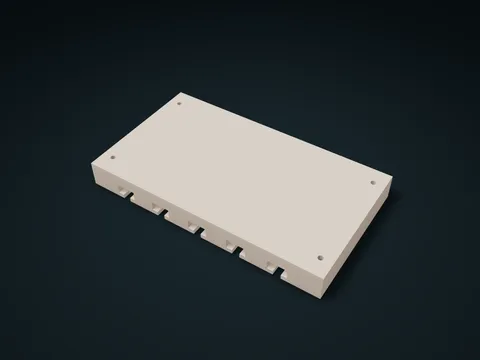 Under-Cabinet Lid Rim Hanging Bay model preview, default size 168 × 95 × 18 mm, 1 part