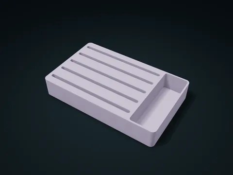 Ring Slot Box model preview, default size 180 × 110 × 30 mm, 1 part