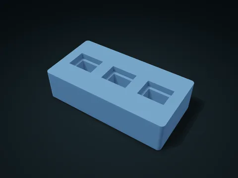 Rocker Switch Shoulder Box model preview, default size 175 × 90 × 45 mm, 1 part