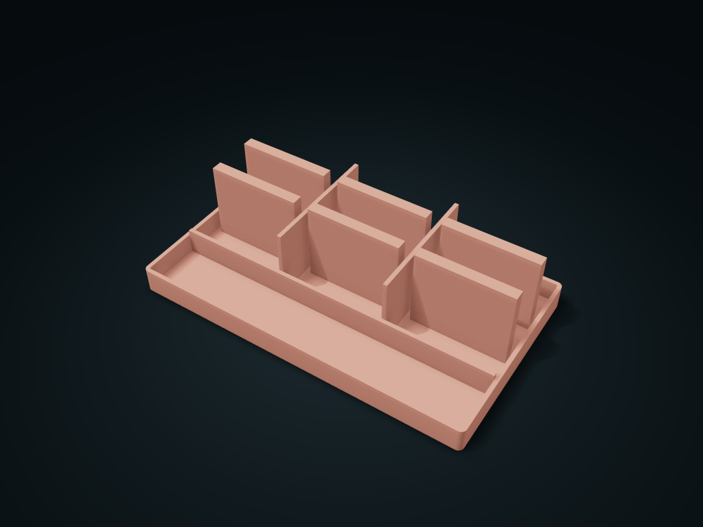 Claw Clip Position Box model preview, default size 240 × 140 × 60 mm, 1 part