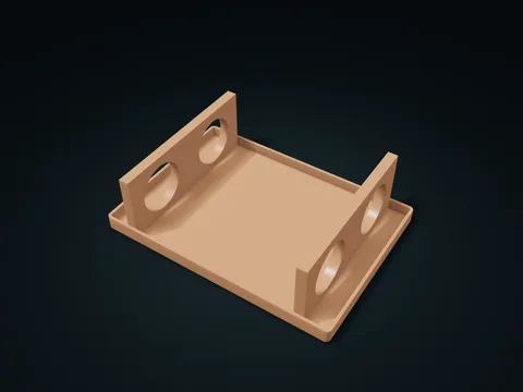 Ring-Ended Rolled Mat Holder model preview, default size 240 × 170 × 70 mm, 3 parts