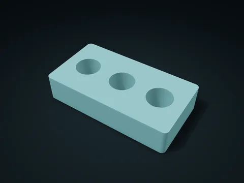 Spring Ring Well Rest Box model preview, default size 180 × 95 × 38 mm, 1 part
