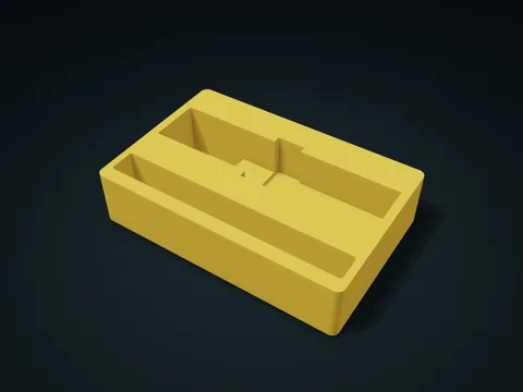 Stapler Rear-Hinge Stepped Bay Box model preview, default size 175 × 115 × 40 mm, 1 part
