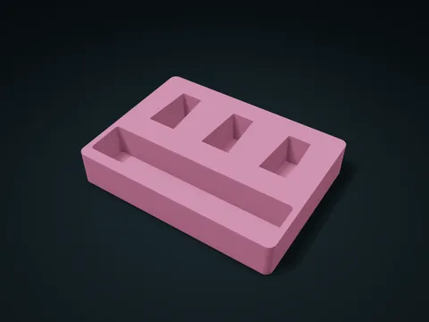 Fan-Row Index Tab Box model preview, default size 170 × 125 × 30 mm, 1 part