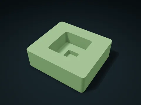 Tape Measure Belt Clip Relief Box model preview, default size 120 × 110 × 40 mm, 1 part