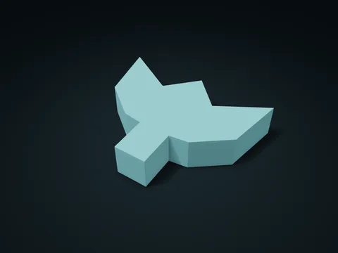 Tulip Petal Divided Box model preview, default size 180 × 140 × 38 mm, 2 parts