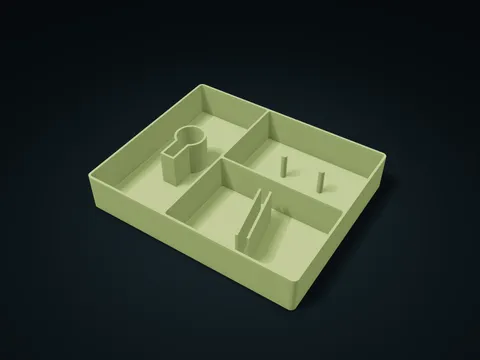 Guest Key Marker Box model preview, default size 226 × 184 × 40 mm, 1 part